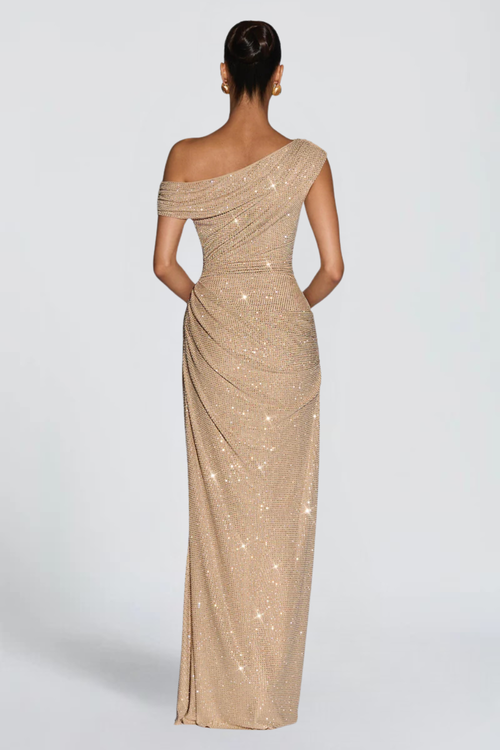 Oriana Satin Maxi Dress