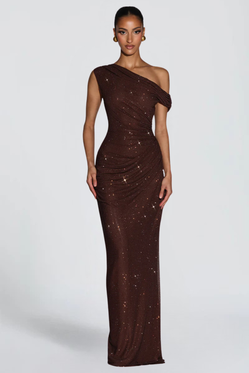 Oriana Satin Maxi Dress