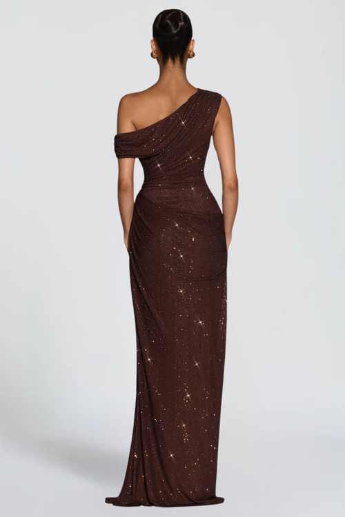 Oriana Satin Maxi Dress