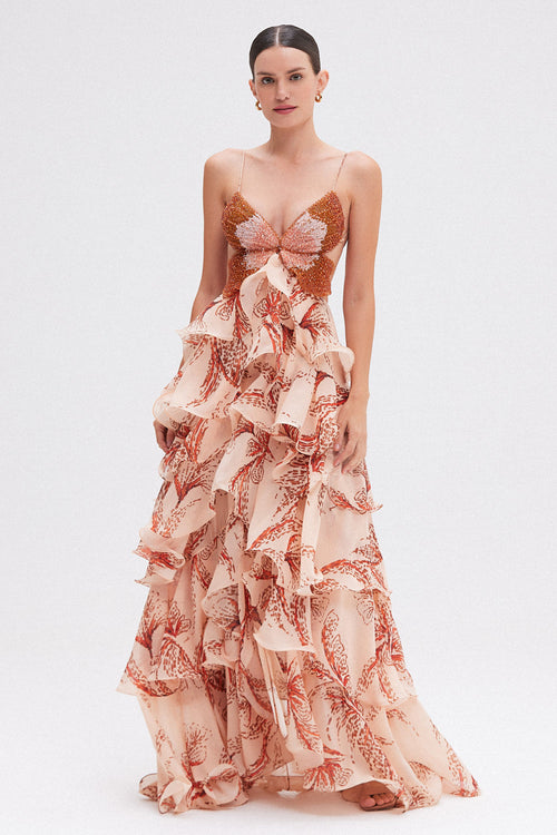 Floria Waterfall Dress